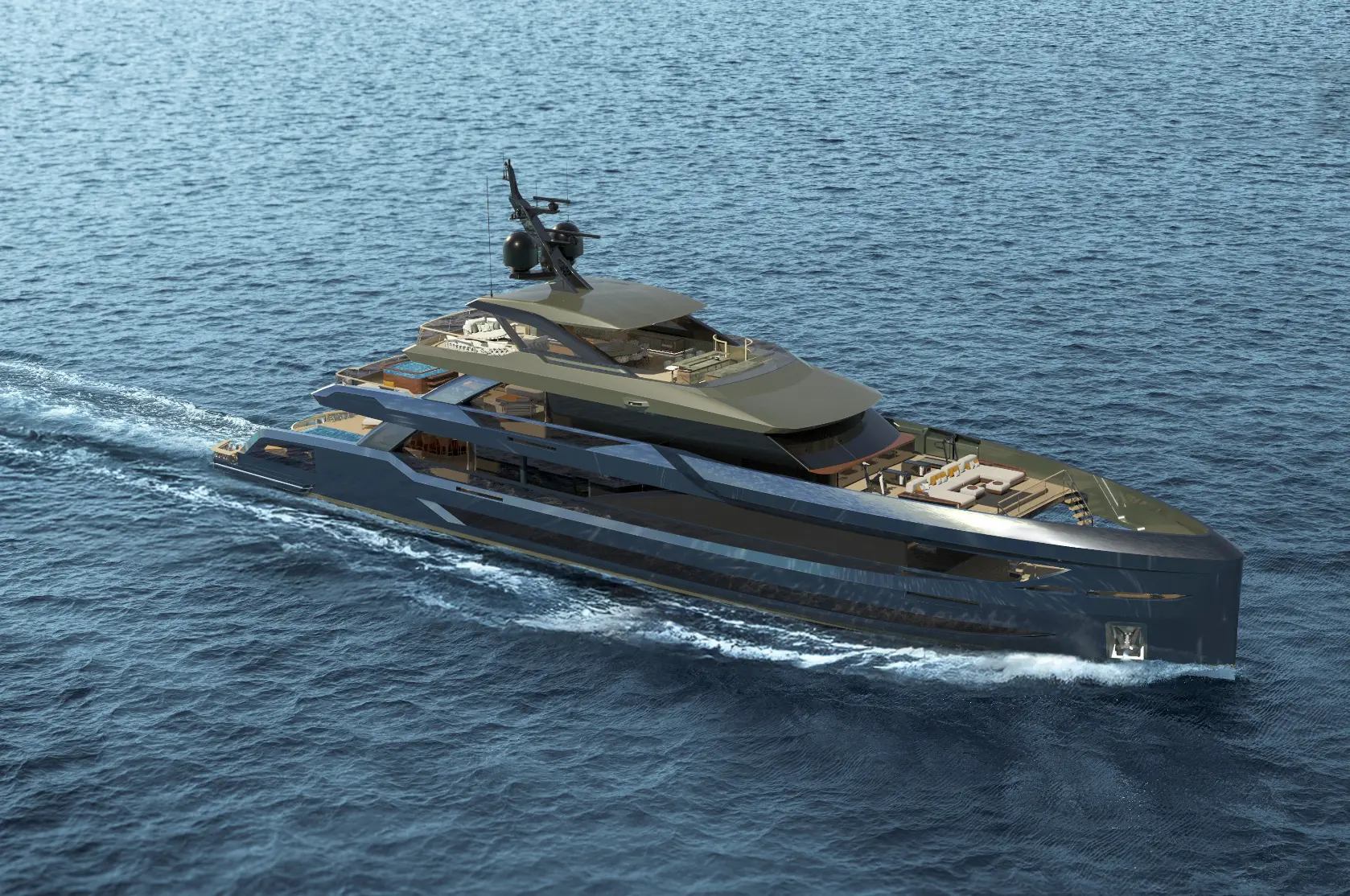 NB-103, motor yat render